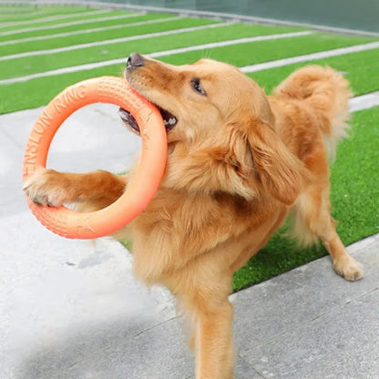 1Pcs Pet Toy Dog Frisbee Grinding Teeth Training Ring Tension Ring Suitable for Small Dogs